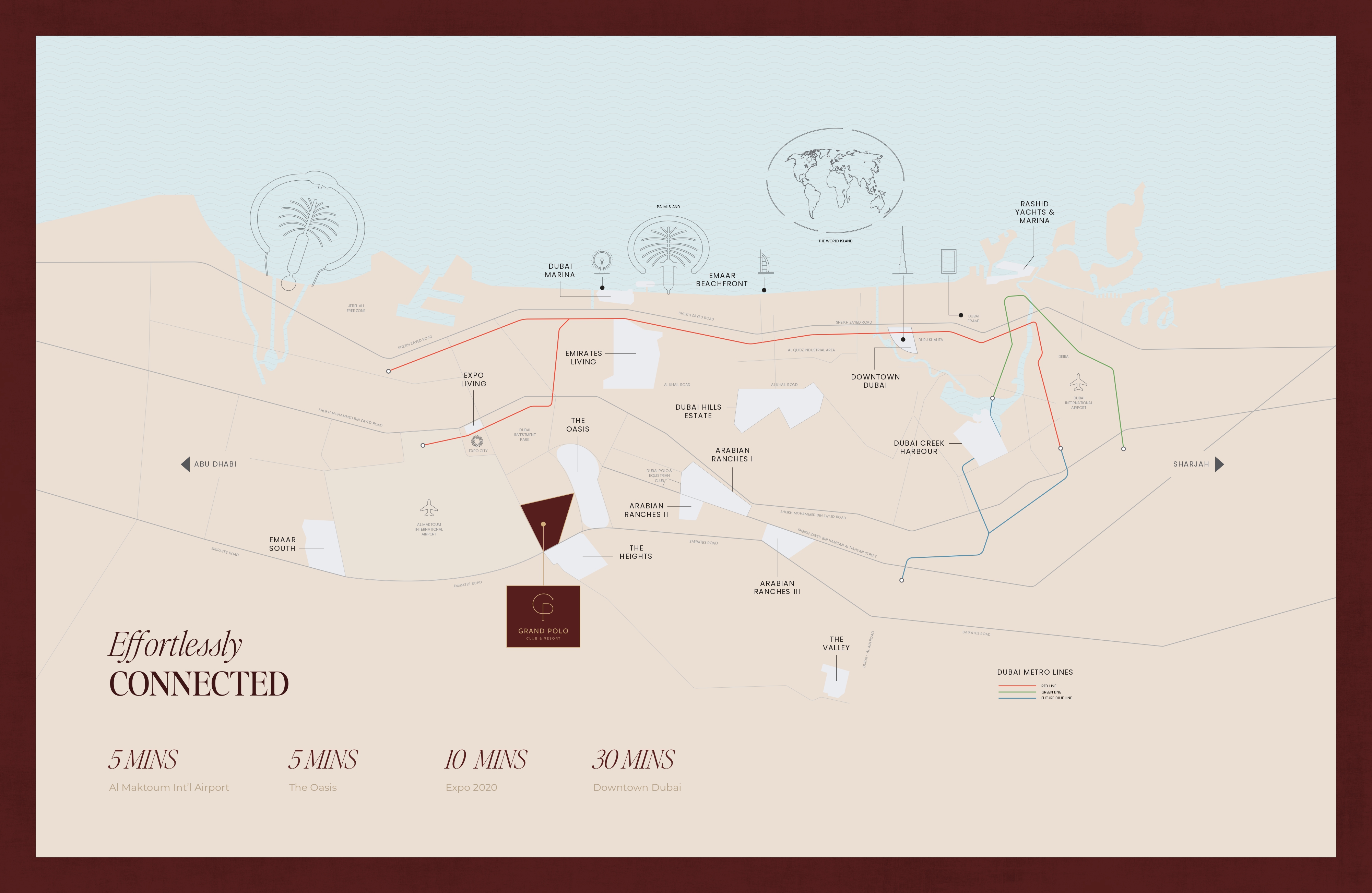 Grand Polo Club & Resort Master Plan - Dubai Investment Park