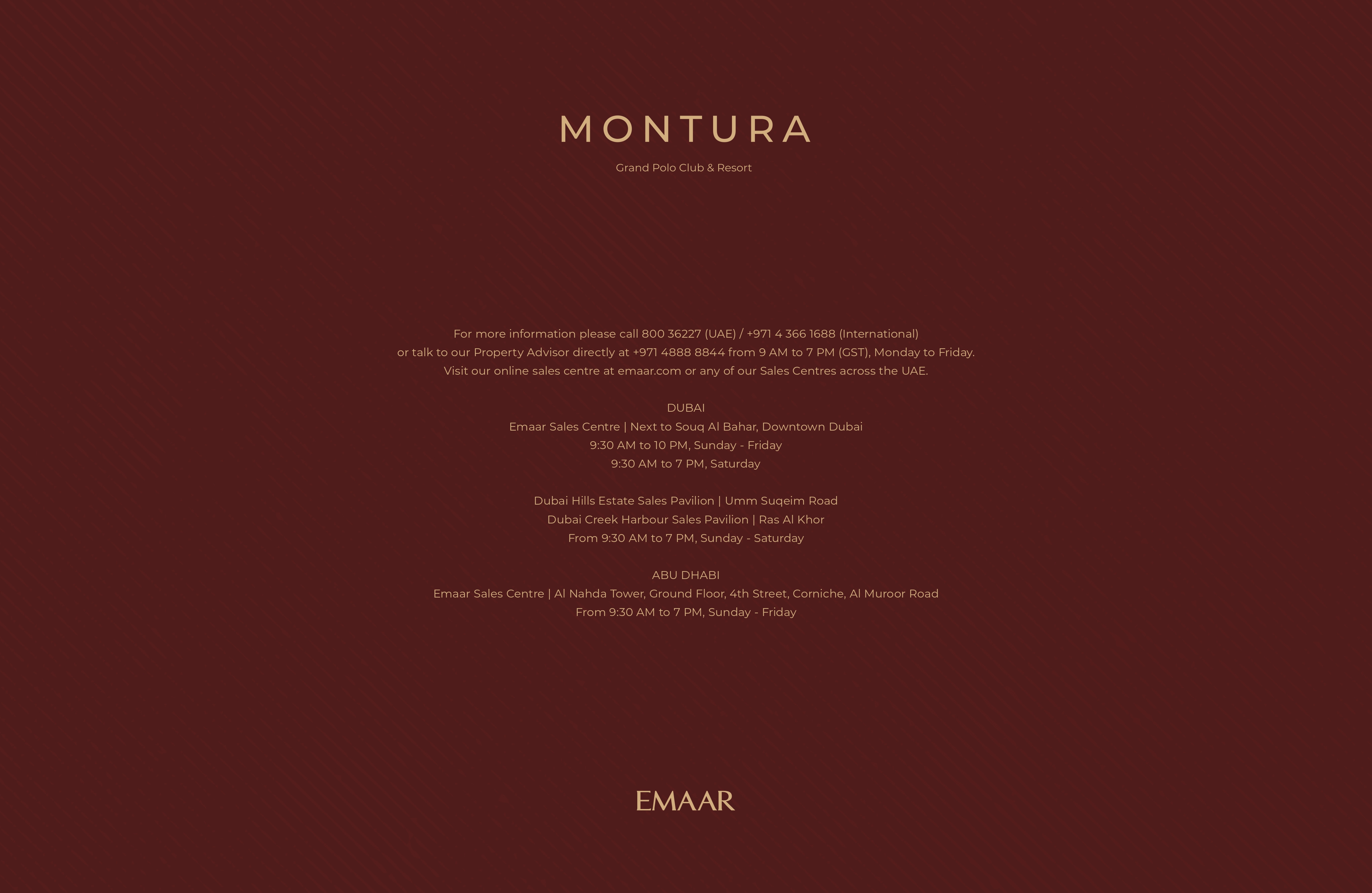 Montura 2 at Grand Polo - Summary